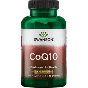 Swanson CoQ10, 200 mg, 90 капсули, Swanson (SWU035)