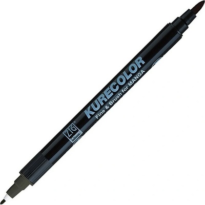 Lihová fixa KURETAKE ZIG Kurecolor Fine & Brush, Dark Gray (805)