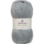 Soffie Crafts Soft Dream 00012 Grey Плетива прежда (SC09670-00012)