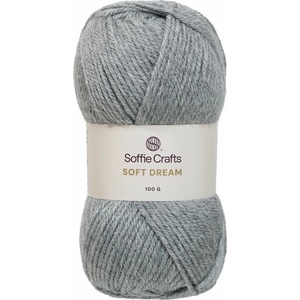 Soffie Crafts Soft Dream 00012 Grey Плетива прежда (SC09670-00012)