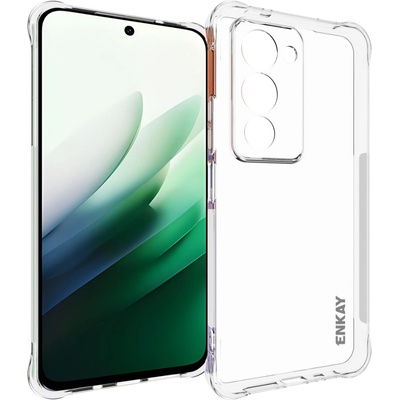 Xiaomi ENKAY Удароустойчив TPU Калъф и Протектор за Xiaomi Redmi 15 5G/ 4G |Защита на камерата |Цвят: Прозрачен