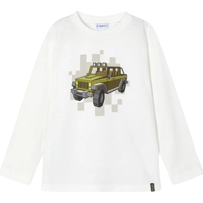 MAYORAL chlapecké tričko DR offroad krémová