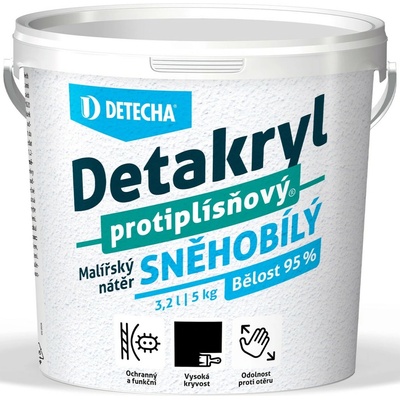Detakryl protiplísňový sněhobílý 5 kg