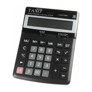 TITANUM Calculator Taxo 12- position TG-932 black