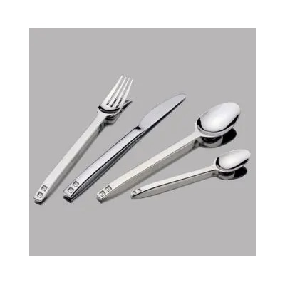 Herdmar Комплект прибори spiga с 2 бр. бели кристали swarovski - 24 части (080-3024-sb00-e16)