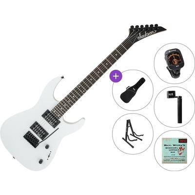 Jackson JS12 Dinky AH Standard SET Snow White Електрическа китара