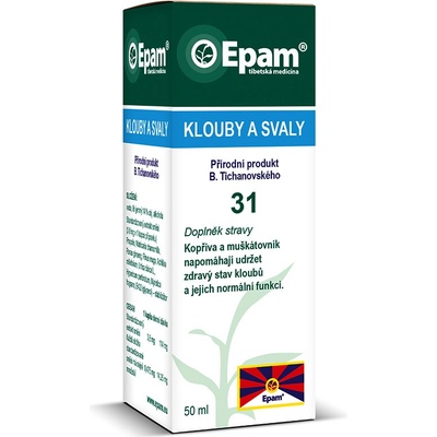 Epam 31 Tkanivový na kĺby a chrbticu 50 ml