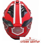 Paolo Кросова Каска 127 - L - Red/ White (721335) Мотоциклетна каска, шлем