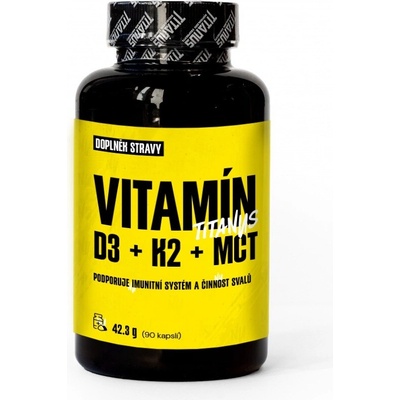Titanus Vitamín D3 + K2 + MCT 90 kapslí