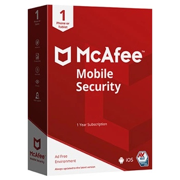 MCAFEE MOBILE SECURITY 1 lic. 12 mes.