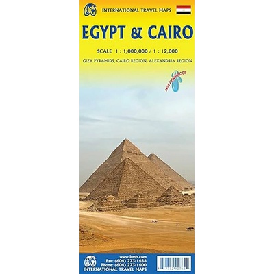 Egypt & Cairo - přehledová mapa