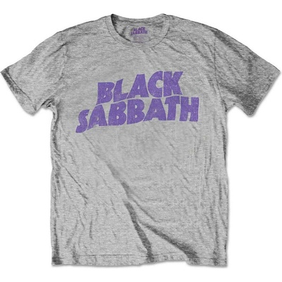 Black Sabbath Wavy Logo šedá
