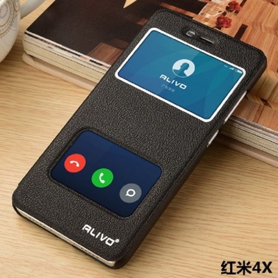 Xiaomi Redmi 4X ALIVO с прозорец View High Quality Protector Flip Cover