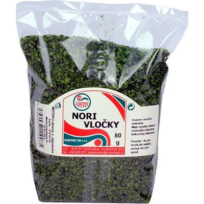 Sunfood Nori green vločky 80 g