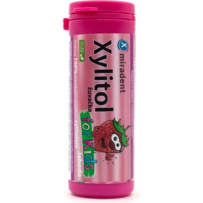 Miradent Žuvačky pre dentálnu starostlivosť pre deti Xylitol Chewing Gum for Kids 30 ks