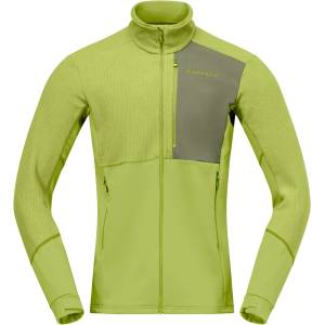 Norrøna Мъжко поларено яке Norrøna Lofoten Warm2 Jacket Fleece jacket - Dark Citron / Deep Lichen Green - размер S (005-6808-0311)