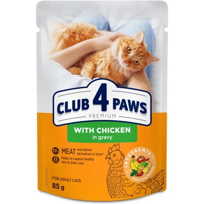 Club 4 Paws Premium With chicken in gravy 85 g