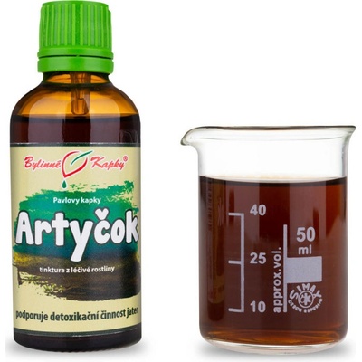 Artičoka zeleninová kvapky tinktúra 50 ml