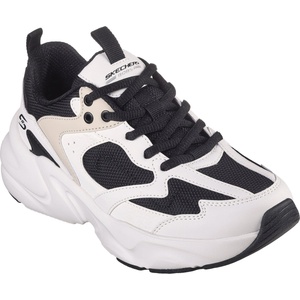 Skechers Маратонки Skechers Women's Bobsbamina2 Casual Low-Top Trainers - Black/White