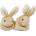 Rainbow Designs Бебешки пантофки Rainbow Designs - Peter Rabbit, 0-6 м (5014475013187)
