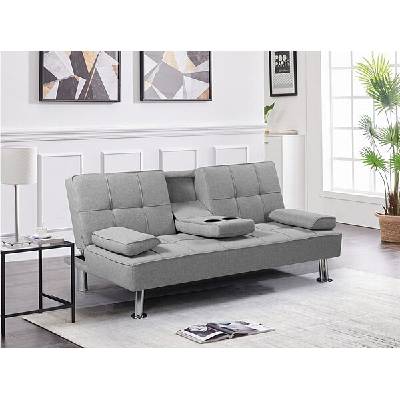 ЕВРОМАР Диван verde сив / хром (100.010.0024)