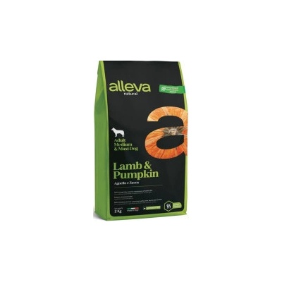 Alleva Natural Adult Lamb & Pumpkin Medium & Maxi 2 kg