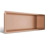 BALNEO Вградена правоъгълна ниша Balneo Wall-Box One с рамка 60x20x10 см, гланцирана мед (B0101040310-3)