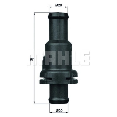 Termostat, chladivo MAHLE TH 5 80