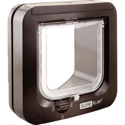 SureFlap dvířka s mikročipem hnědá 21 x 21 cm