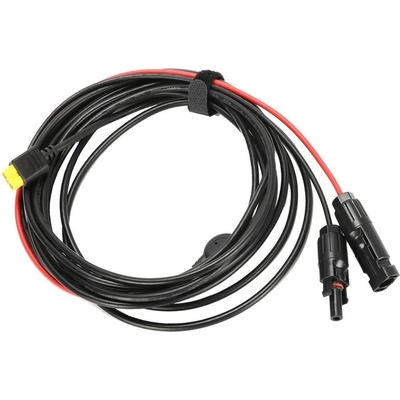 EcoFlow EcoFlow соларен кабел MC4 към XT60, 5m, черен (EFMC4-XT60CBL5M)