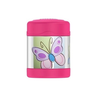 Thermos FUNtainer 290 ml motýl růžová