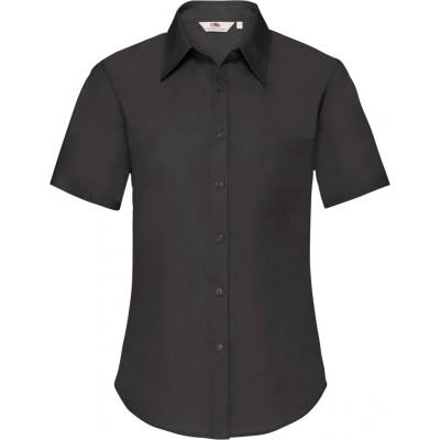 Fruit of the Loom F18•LADIES SHORT SLEEVE POPLIN SHIRT šedá