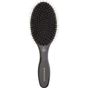 Olivia Garden Expert Care Oval Detangler Boar & Nylon Bristles Black