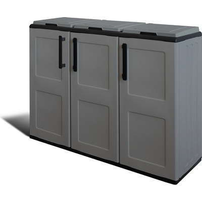 Artplast Skriňa na triedený odpad Linea FREE 3dv/3víka