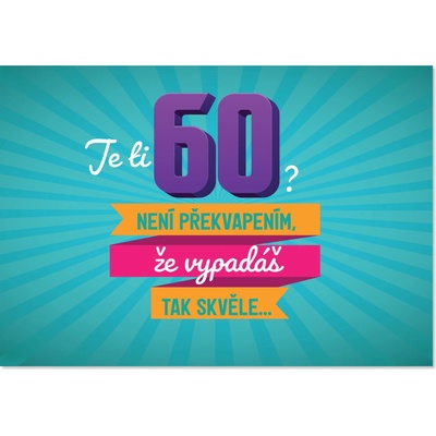 Albi 3D přání s pop-up efektem - 50 narozeniny