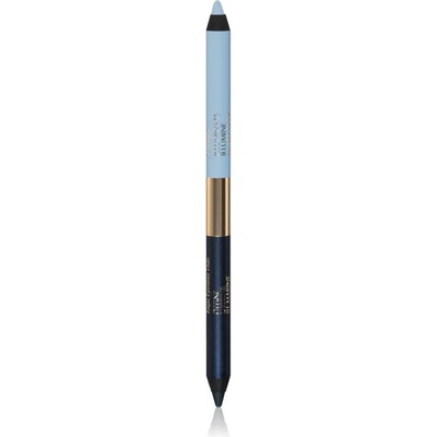 Estée Lauder Smoke & Brighten Kajal Eyeliner Duo молив за очи тип каял цвят Marine / Sky Blue 1 гр