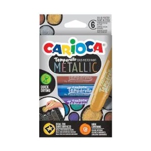 CARIOCA Темперни бои Temperello Metallic 6 цвята