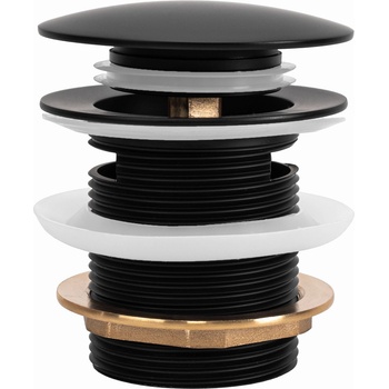 Rea Вана Изпускателен клапан Rea Black 6cm (REA-W2006)