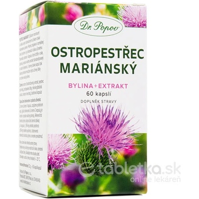 Dr. Popov Pestrec mariánsky 60 kapsúl