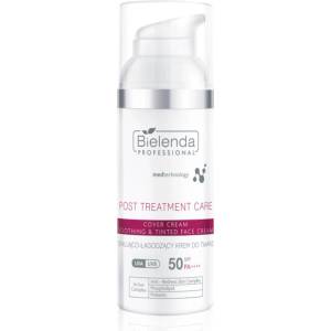 Bielenda Post Treatment Care Soothing & Tinted Face Cream успокояващ крем за чувствителна и раздразнена кожа SPF 50 50ml