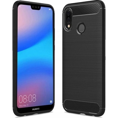 Púzdro FORCELL CARBON HUAWEI P20 LITE - čierne