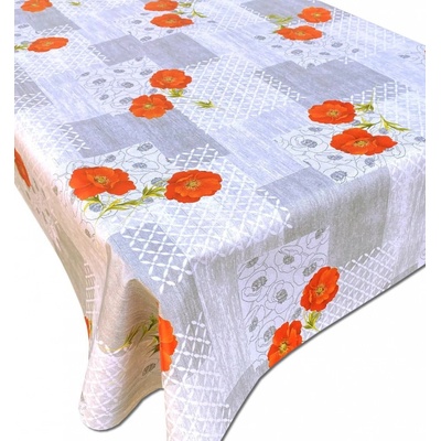 Obrus PVC 3581473, metráž, 20 m x 140 cm, vlčie maky, IMPOL TRADE