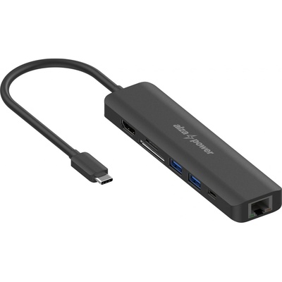 AlzaPower USB-C Dock Station 7v1 (140W) APW-HCC7BX140