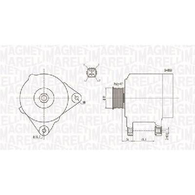 generátor MAGNETI MARELLI 063731907010