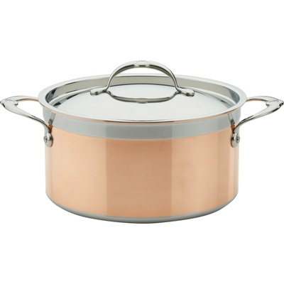 Hestan Culinary Тенджера за готвене COPPERBOND 24 см, 5, 7 л, меден, Hestan (HEST31597)