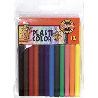 Plasti color PE Voskovky 12 farieb KIN