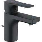 Kludi Zenta SL - Смесител за умивалник, със сифон, EcoPlus, матово черно 482633965 (482633965)
