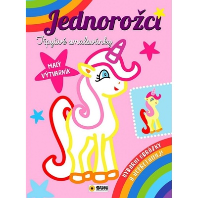 Jednorožci Třpytivé omalovánky Malý výtvarník autor neuvedený