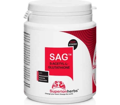 glutathion recenze Superionherbs SAG S-acetyl-L-Glutathion 90 kapslí od 802 Kč ad-ok