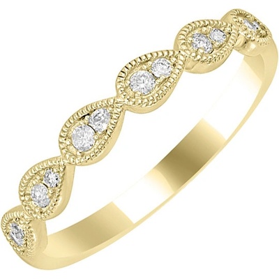 Eppi Eternity prsteň zo zlata s diamantmi Ebba R34908